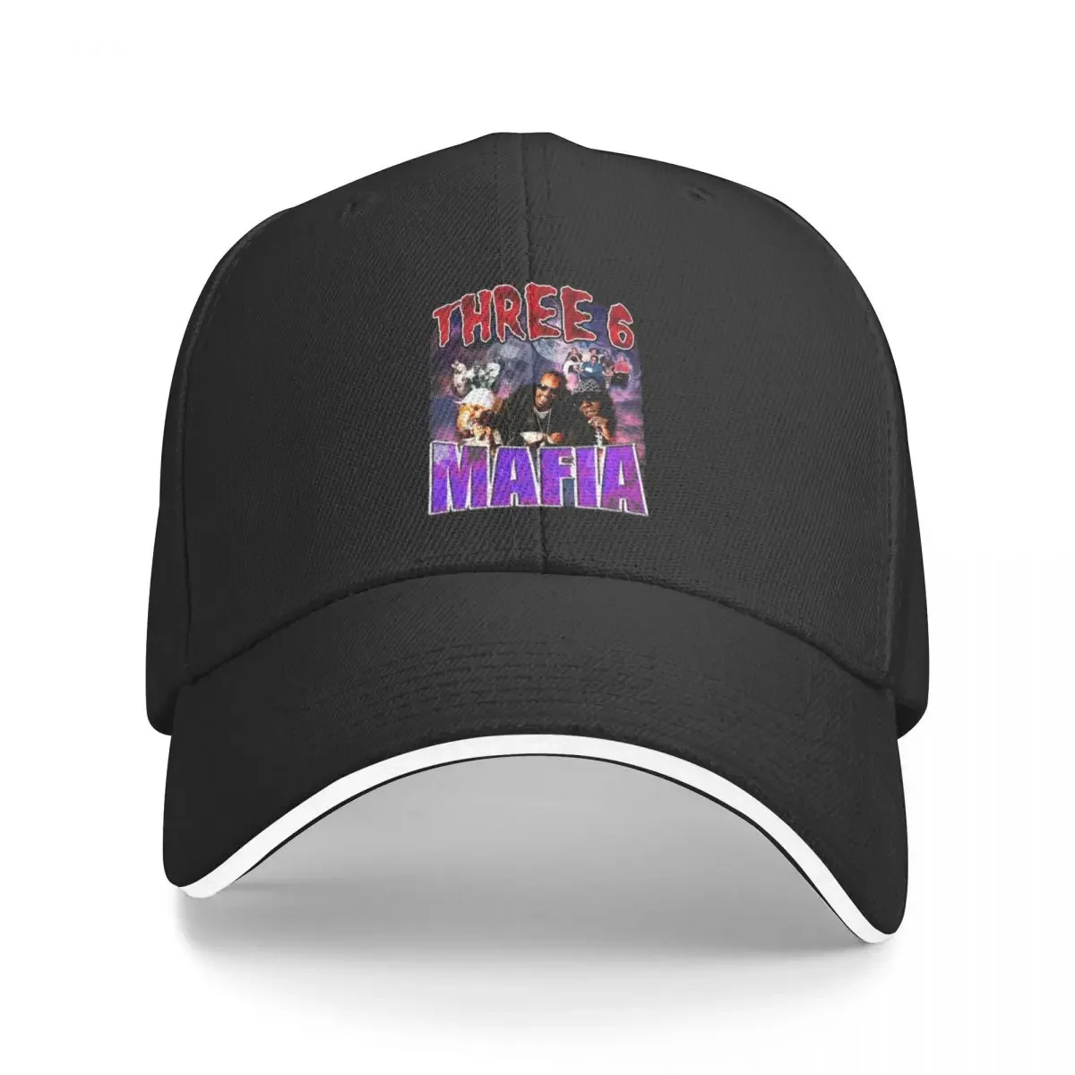 New three six mafia hip hop Baseball Cap Sunscreen Snapback Cap Hats For Women Men's