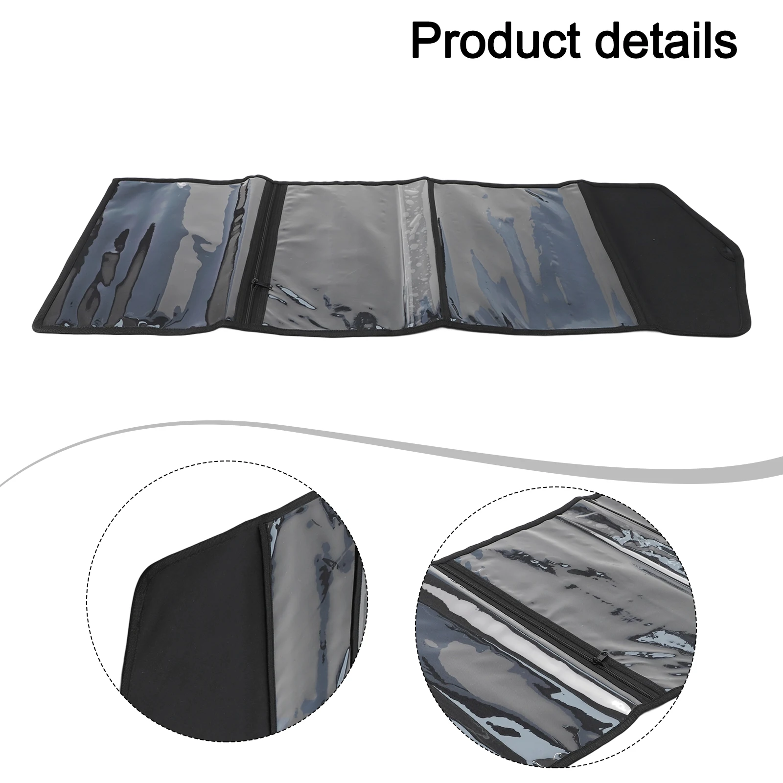 Multiple Pockets Organizer Double Sided Storage Bag Home Clutter Reduction As Shown Storage Bag Convenient for access Design