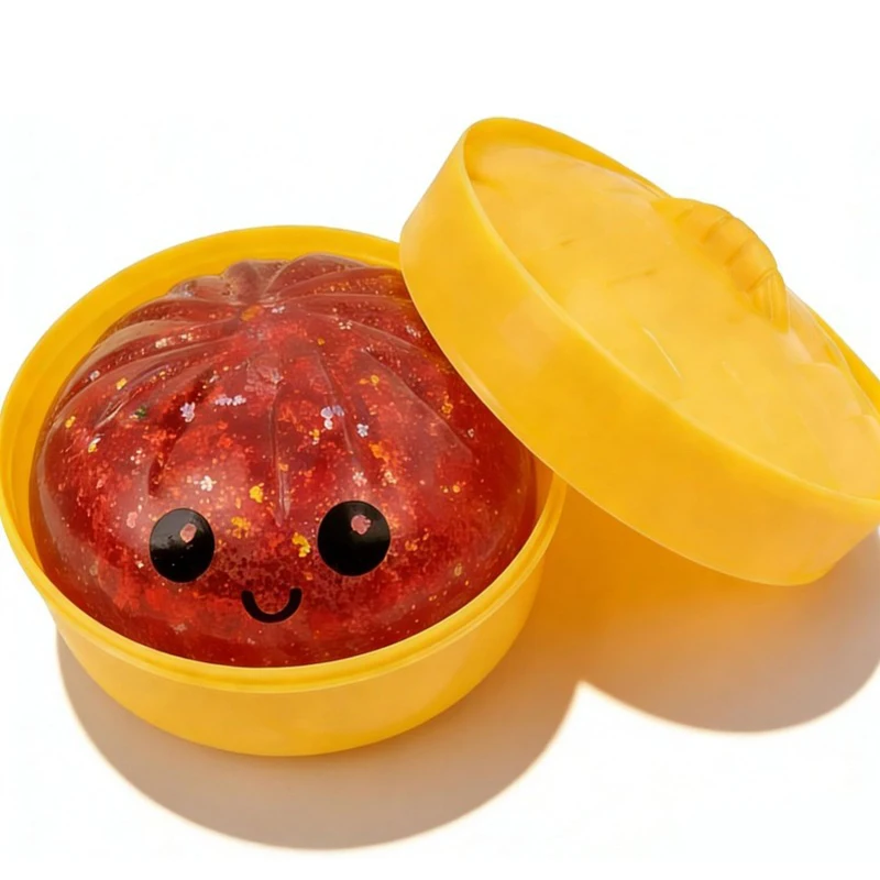 Simulatie Flash Dumpling Drukbal Langzaam rebound Zacht knijpen Decompressie Kantoor Home Decoratie Kinderen Volwassenen Verjaardagscadeaus