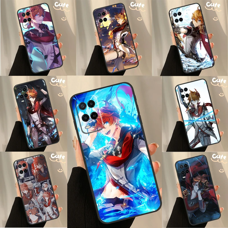 Genshin Impact Tartaglia For OPPO A57s A54s A53s A16 A76 A96 A74 A94 A5 A9 A31 A52 A72 A93 A15 A17 A57 A77 A78 Case