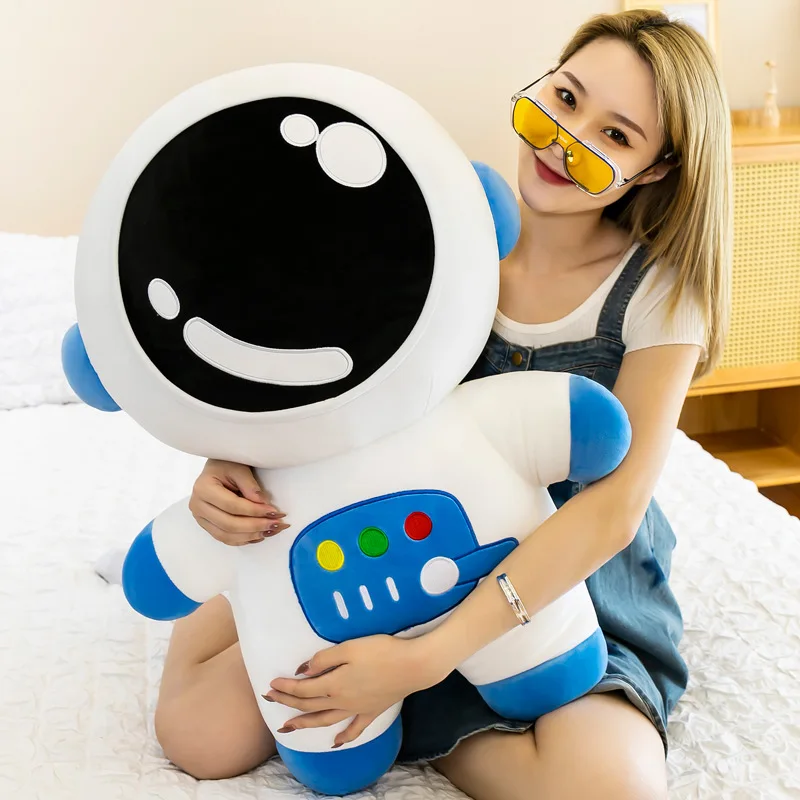 50cm Space Astronaut Stuffed Doll Toy Plush Space Rocket Unique Space Ship Toy Stuffed Throw Pillow For Boys Girls Birthday Gift