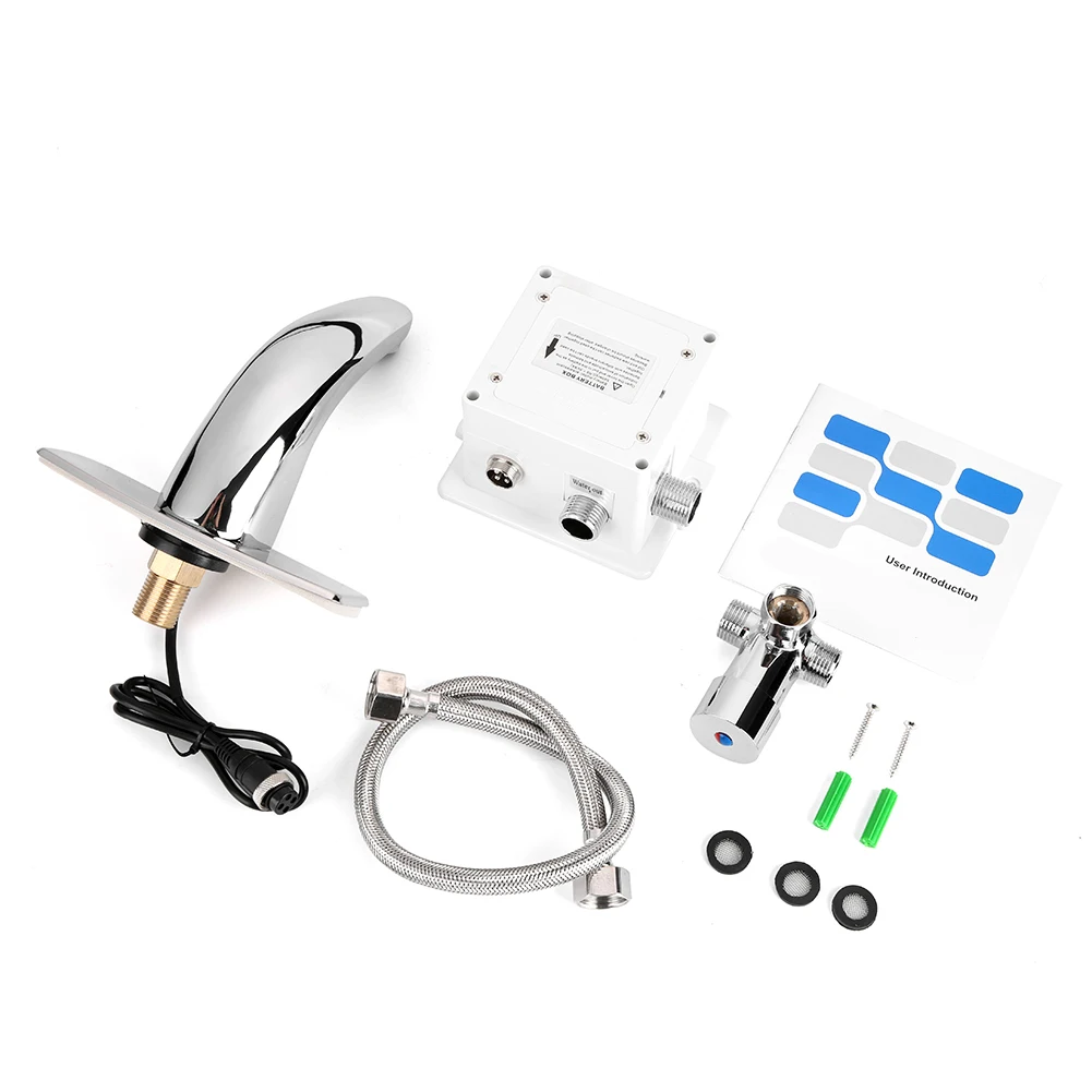 

Electronic Faucet Touchless Faucet Electronic Automatic Sensor Touchless Sink Hands Hot & Cold Faucet Motion Activated