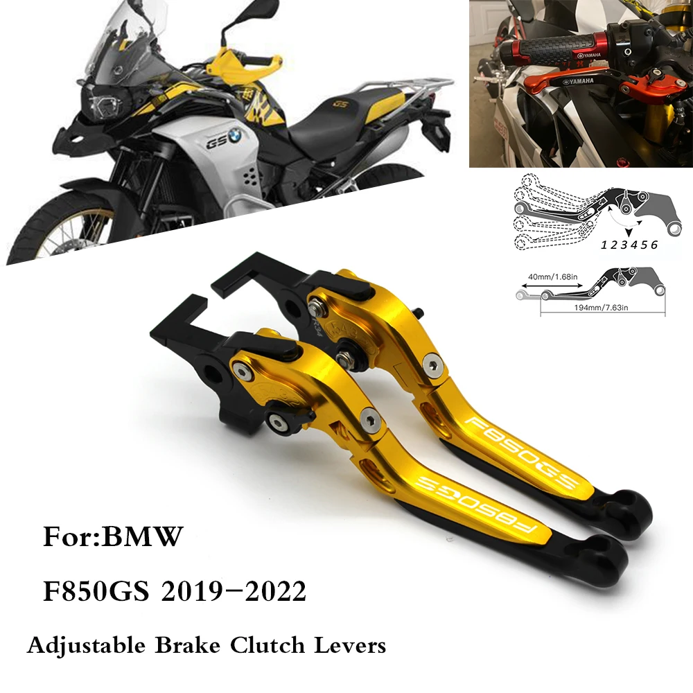 

For BMW F850GS F850 GS 2019-2022 Motorcycle Accessories Handlebar Adjustable Extendable Folding Brake Clutch Levers