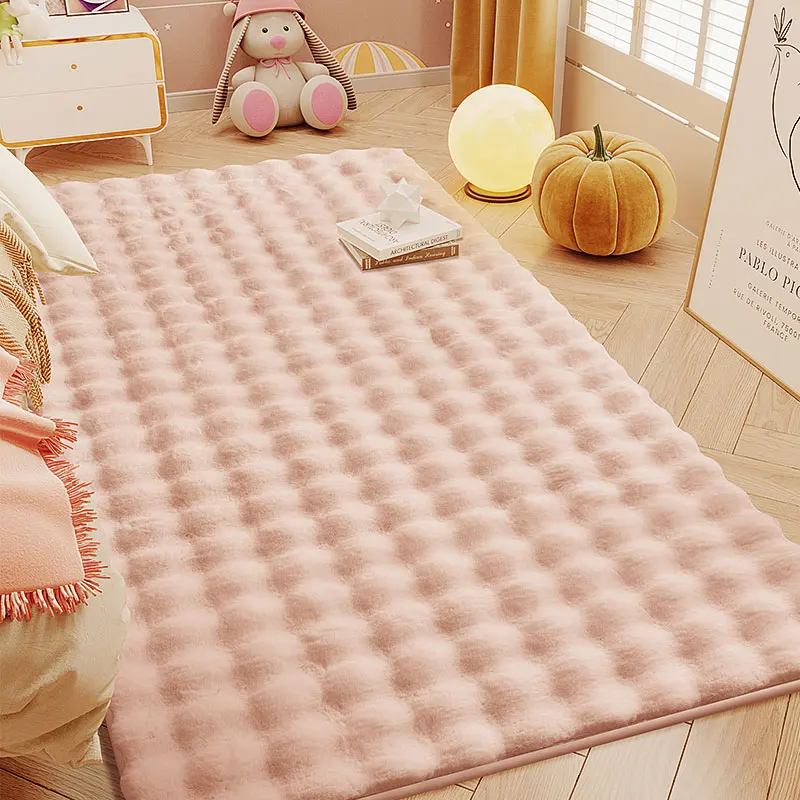 

Area Rug for Living Room, Soft Fuzzy Plush Indoor Carpets for Bedroom, Non Skid Fluffy Faux Fur Rug