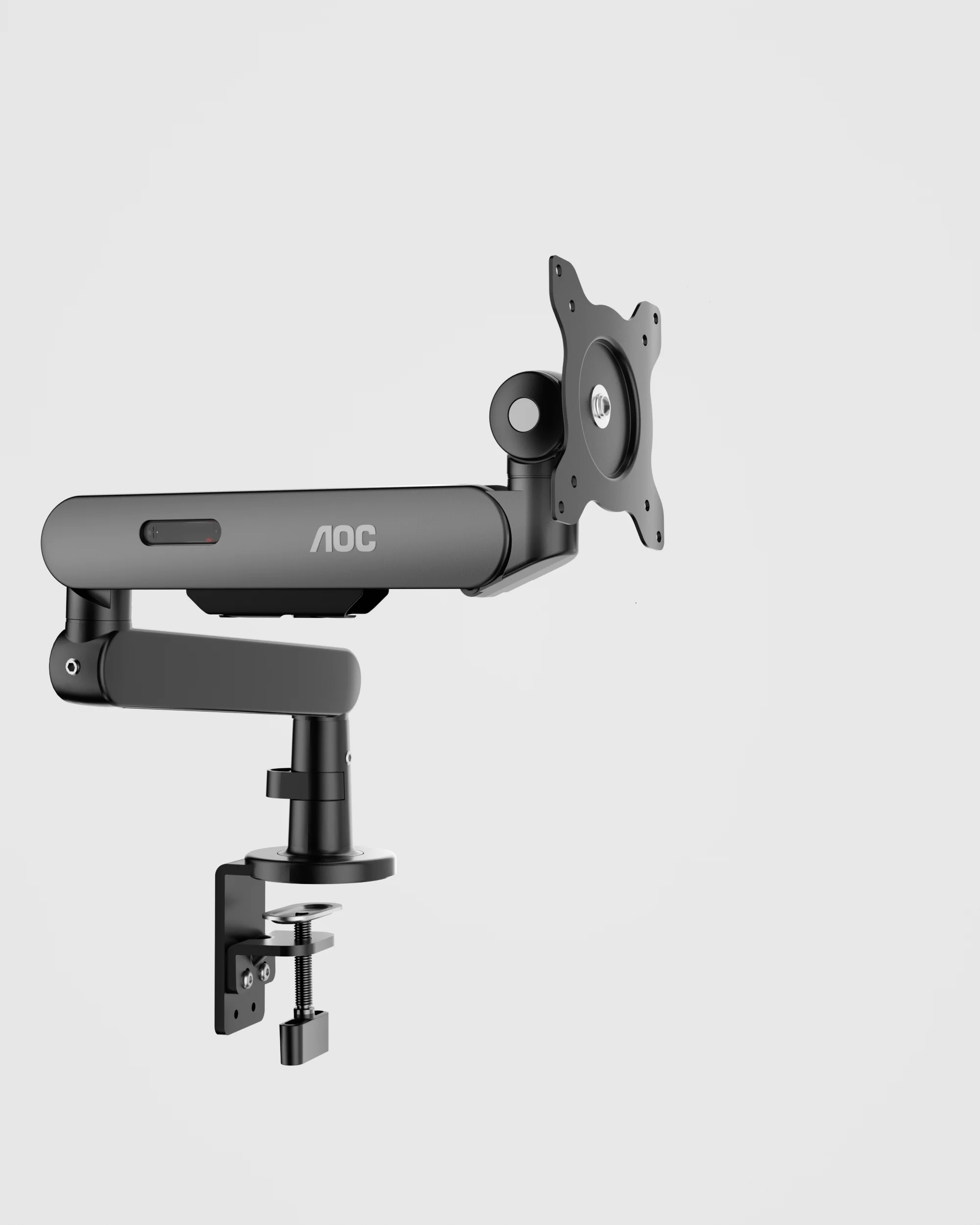 Soporte de Monitor Ajustable AOC AM406PLUS, Brazo de Soporte para Monitor de Escritorio, Soporte con Abrazadera para Escritorio, Soporte para Monitor de Oficina en Casa
