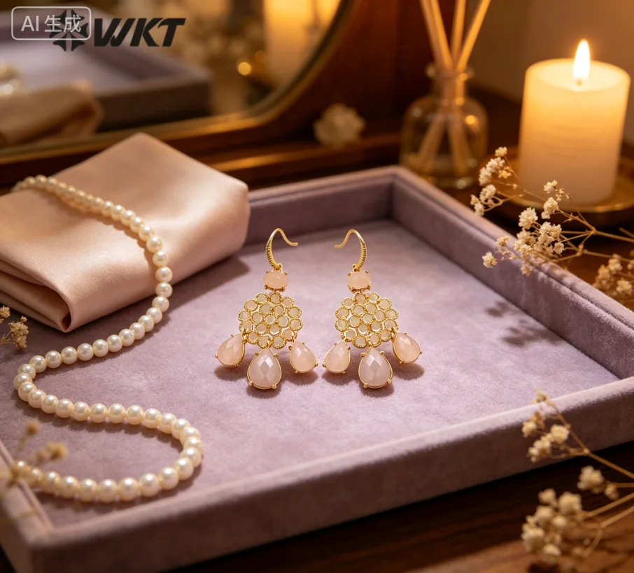WT-E712 WKT Newest Precious Natural Gemstone Teardrop Earrings Labradorite Amethyst Stone ACC For Party Gold Drop Decoration