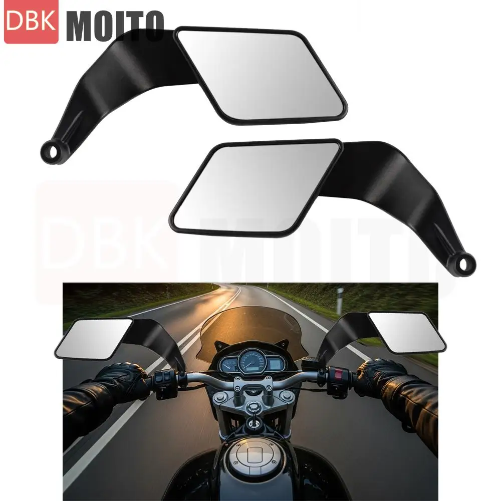 

Universal Rear View Mirrors Rearview Side Foldable Mirror Kits For Ducati Monster 1200 1200S 1200R 1100 1000 950 937 900