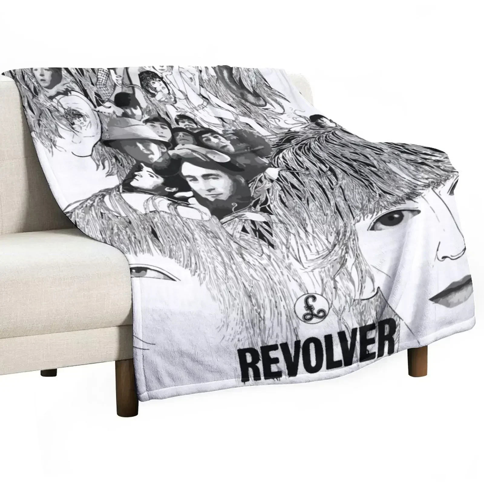 Revolver Album Cover Throw Blanket heavy to sleep Decorative Throw Blankets