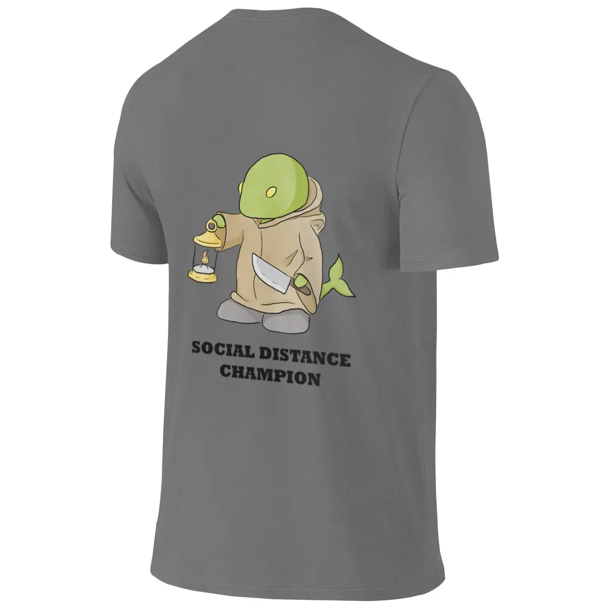 Social Distance Tonberry Home Reversible T-shirt Home Lazy Simple And Elegant Basic Tee