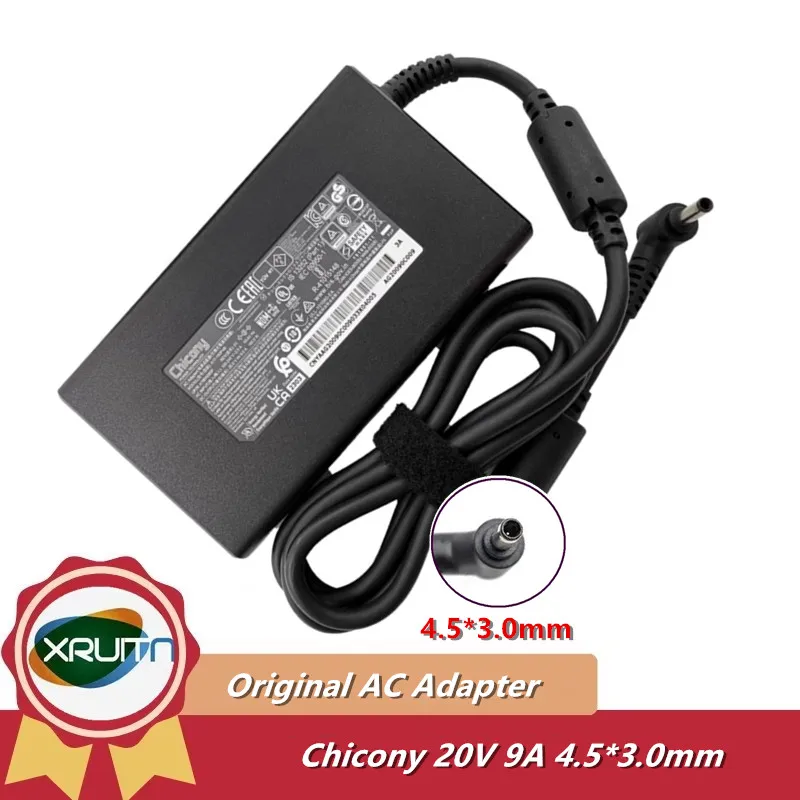 

Original OEM A17-180P4B 20V 9A 180W AC Adapter Charger For MSI Creator M16 Stealth 15M Crosshair Sword 15 17 GF66 GF76 GL66 GL76