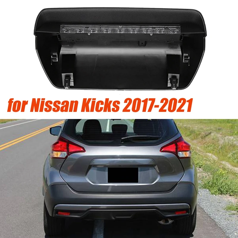 Car Rear LED High Third Brake Light Stop Signal Lamp Warning Light 26590-5RA0A 90904 5RY0B For Nissan Kicks 2017-2020