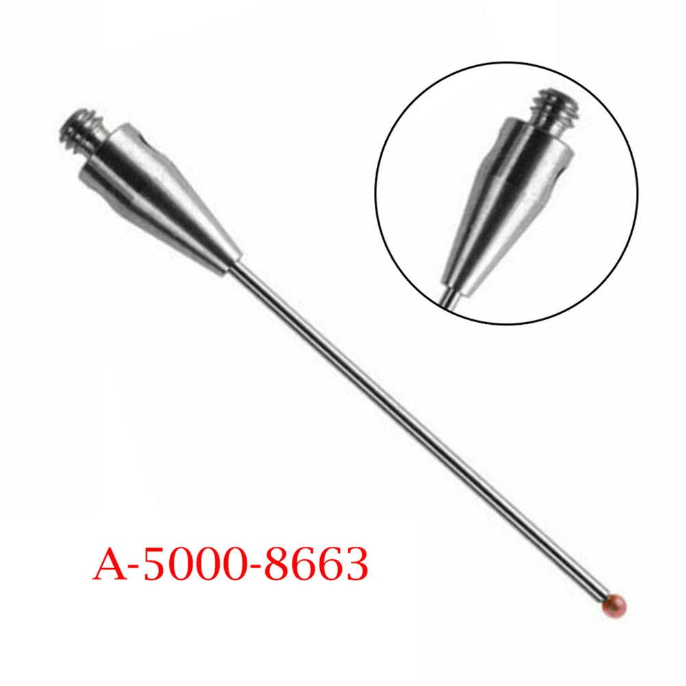 Touch Probes CMM Probe Stylus Length 27mm Threaded M2 Ceramic Stem 1mm Ball Tip For A-5000-8663 Machine Tools