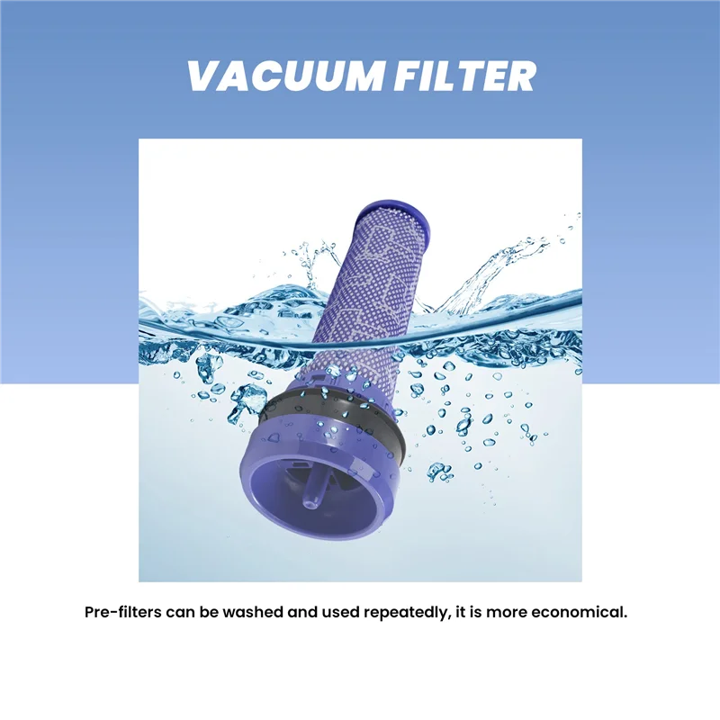 A26F-2 Pieces Filters For Dyson DC37 DC33C DC39 DC28C DC53 Pre-Filter Pre-Motor Filter Vacuum Cleaner