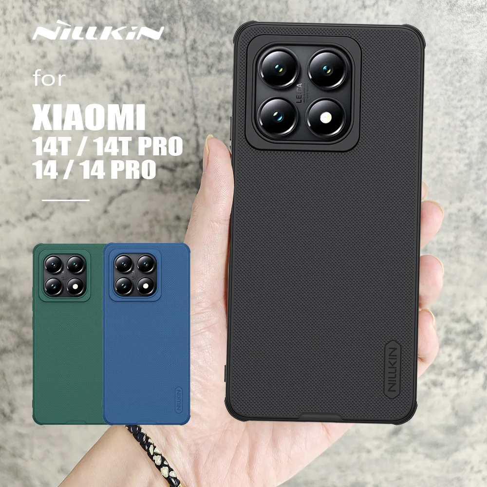 Nillkin for Xiaomi Mi 14T / 14 Pro 5G Case Super Frosted Shield Ultra-Thin Hard Protection Back Cover for Xiaomi Mi14 Pro Case