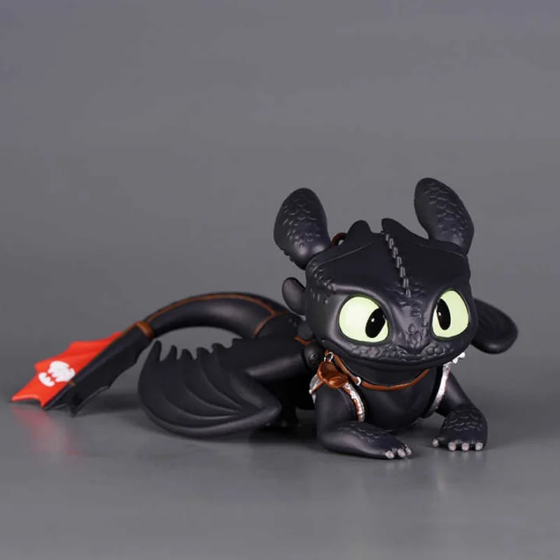 How To Train Your Dragon Figure Toothless Light Fury Action Figures Pvc Model Kit Ornament Toy Action Model Kids Toys Xmas Gifts