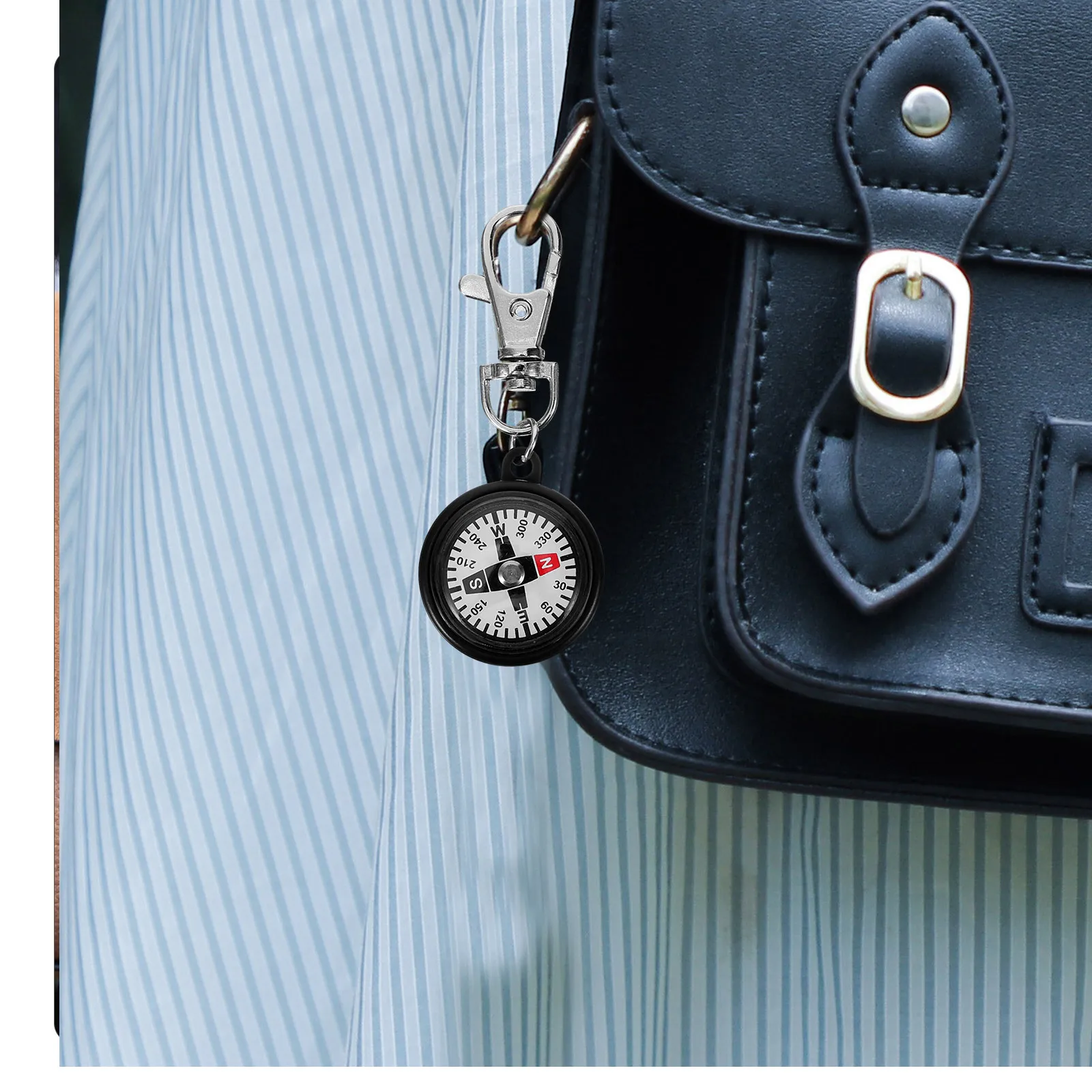 

2pcs Compass Outdoor Survival Gear Mini Pocket Hiking Camping Keyring Keychain Pendant Travel Gift For Men