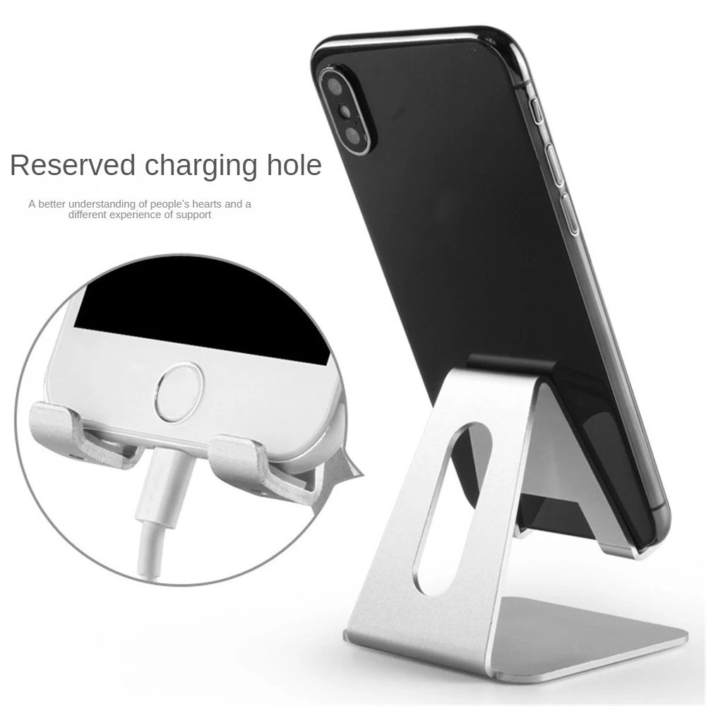 1/2/4PCS New Mobile Phone Desktop Bracket Portable Metal Tablet Live Cooling Mobile Phone Lazy Stand Base Mobile Phone