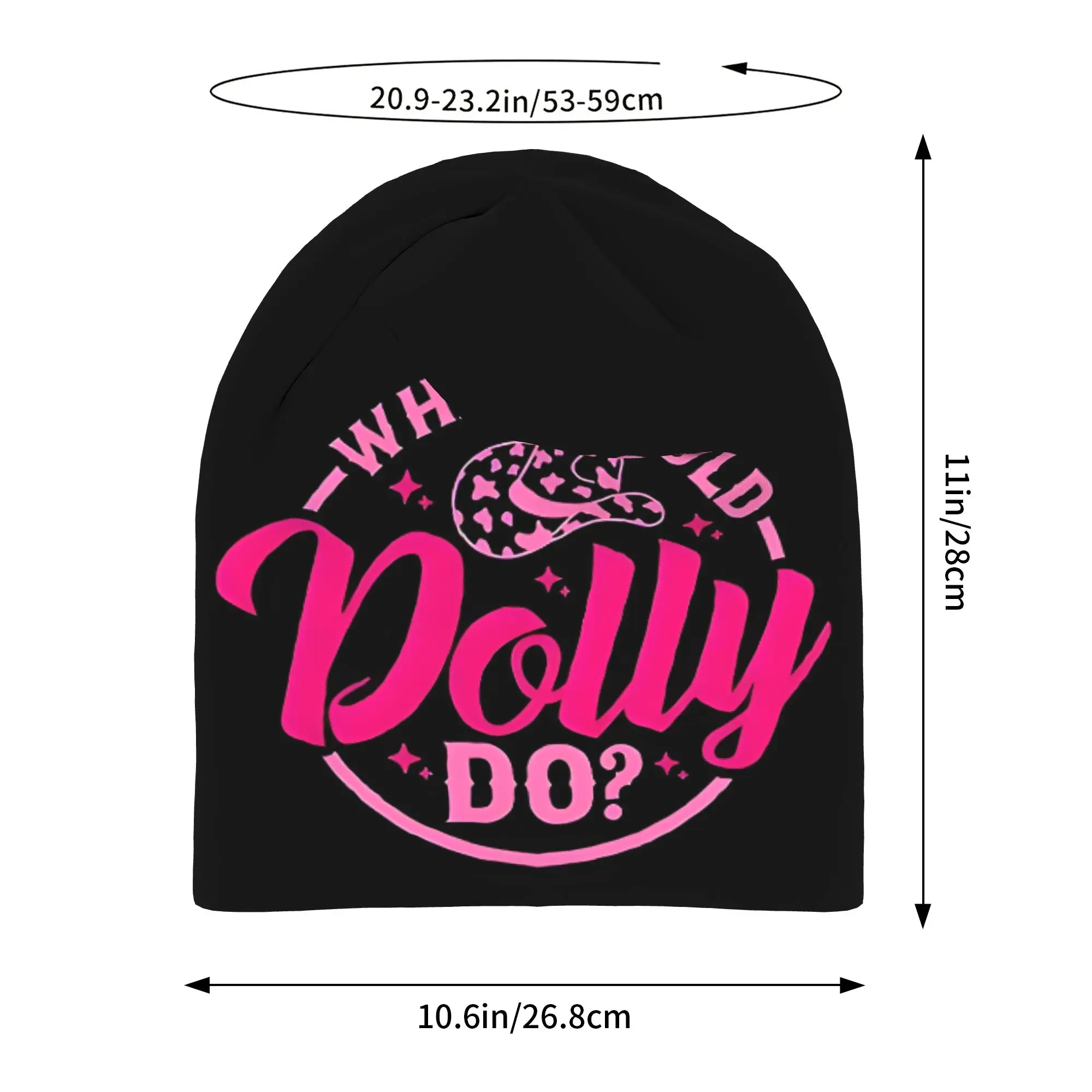 Gorros   Outdoor Hats What Would Dolly Do Country Music Thin Hat Bonnet Hipster Skullies Beanies Caps Men Women's Earmuffs