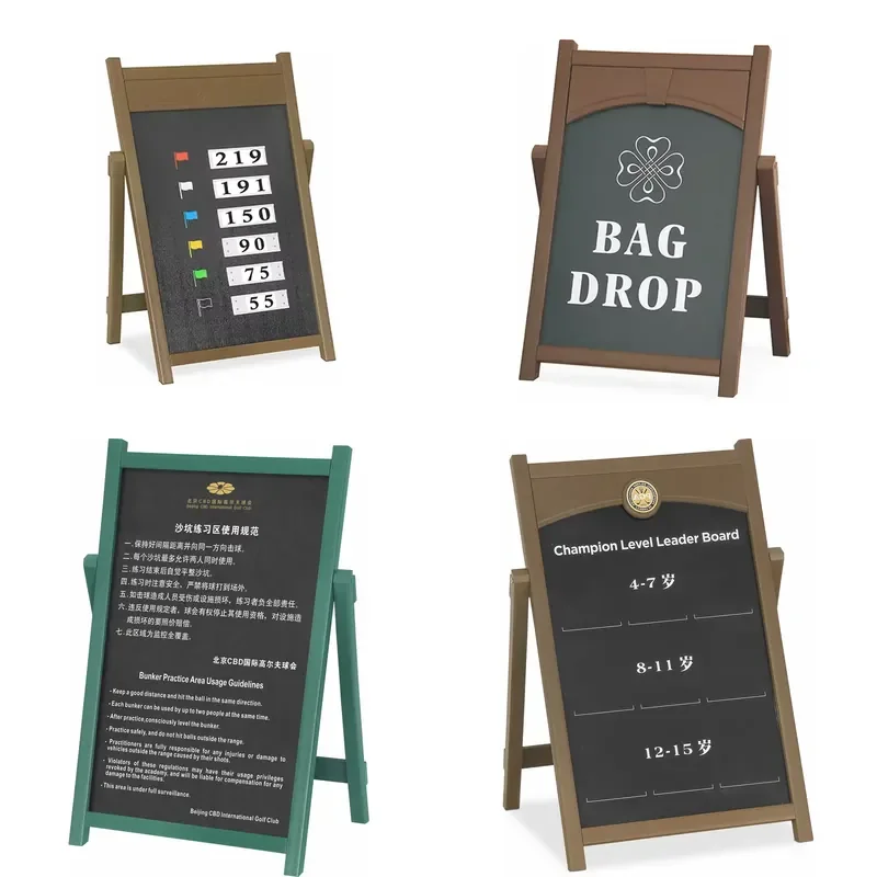 

【CHIMU HOME】 Custom Designed Outdoor Easel Type Display Stand for Durable Recycled Plastic Yardage Easel Signs