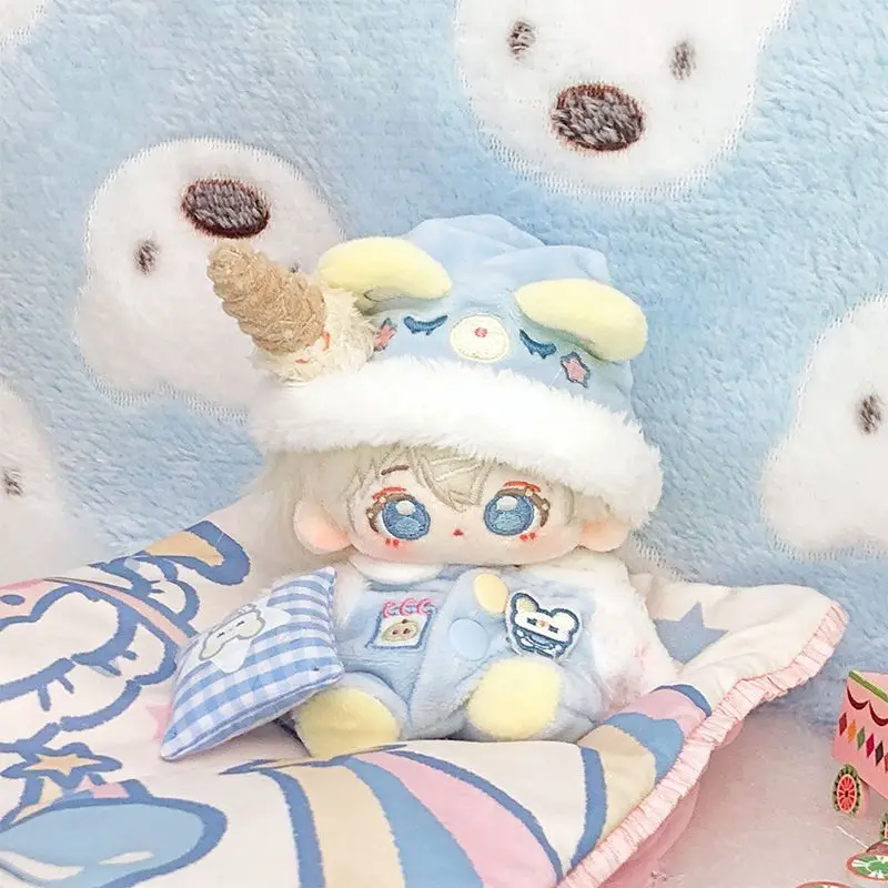 Нет атрибутов кукла Kpop Idol Star Doll Baby Sleep розовая пижама костюм CP для 10 см плюшевой куклы одежда куклы аксессуары