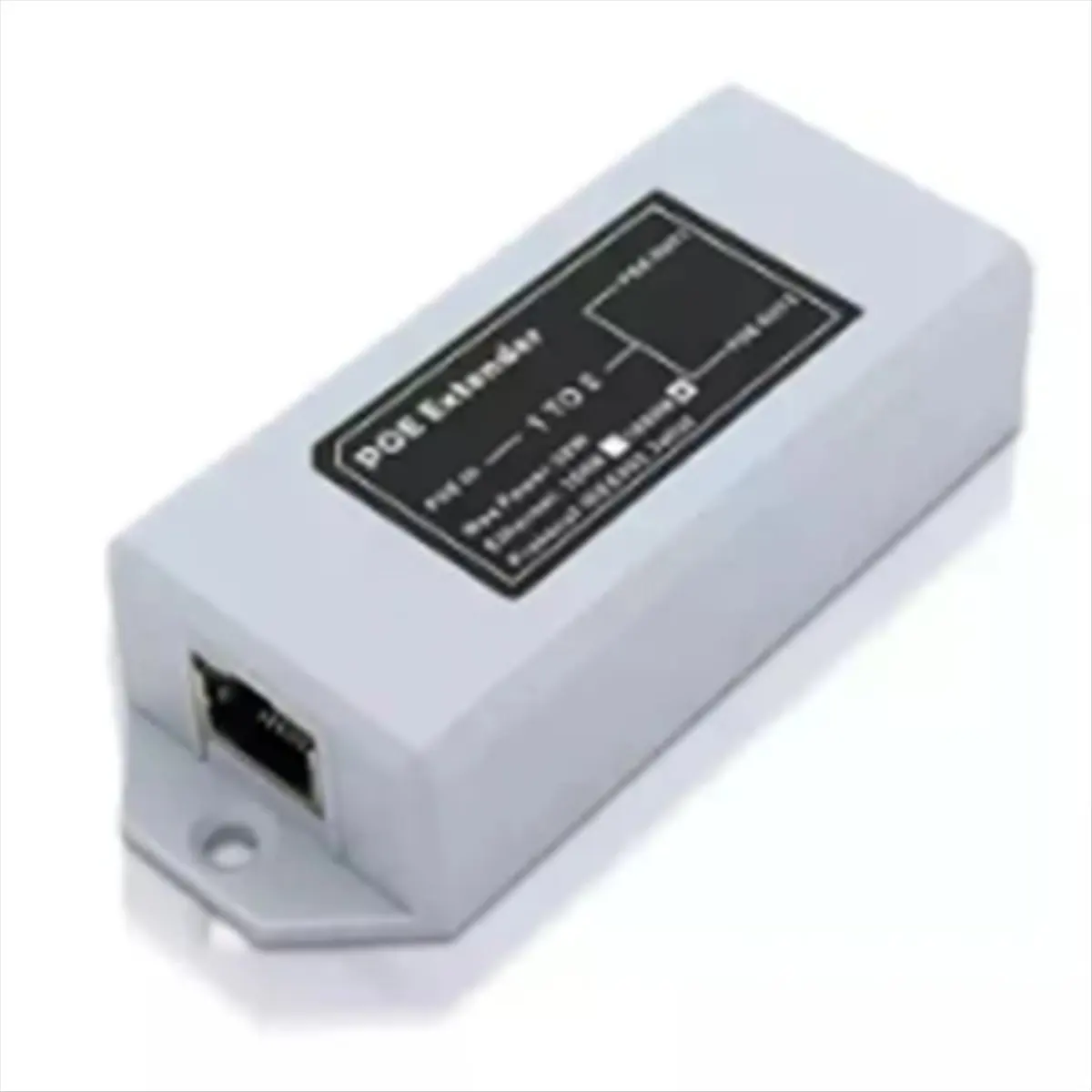 ABAN 1 in 2 Out Gigabit Standard POE 1000M Network Extender Cascad Repeater Rj45 Comply with IEEE 802.3AT/AF for IP Camera