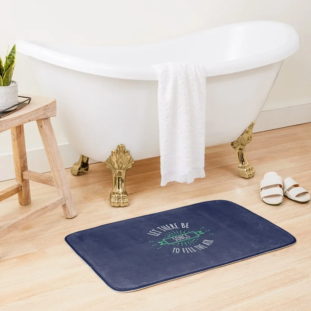 

Let There Be Songs Ripple Inspired Bath Mat For Toilet Anti Slip Bath Stickers Mat