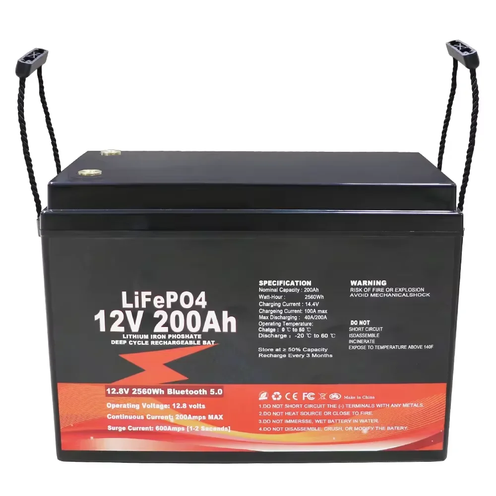 Rechargeable 12V 24V 36V 48V 72V 96V 256V lithium Ion Battery 100ah 200ah Lifepo4 for Yacht Ebike EV Boat Energy Storage Battery