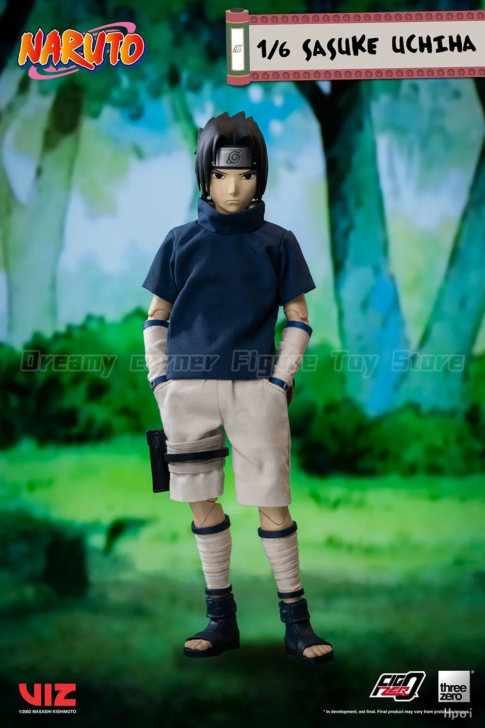 【En Stock】 Original Threezero FigZero NARUTO Uchiha Sasuke Naruto Uzumaki 1/6 figura de acción modelo regalo adorno juguete