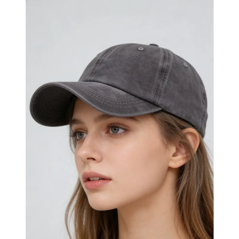 

Fashionable retro washed vintage duckbill cap for both men and women, adjustable casual sun shading baseball cap