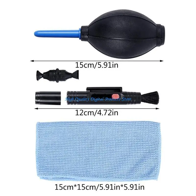 U2JE 카메라 청소 키트 먼지 청소기 브러시, 공기 송풍기 및 천