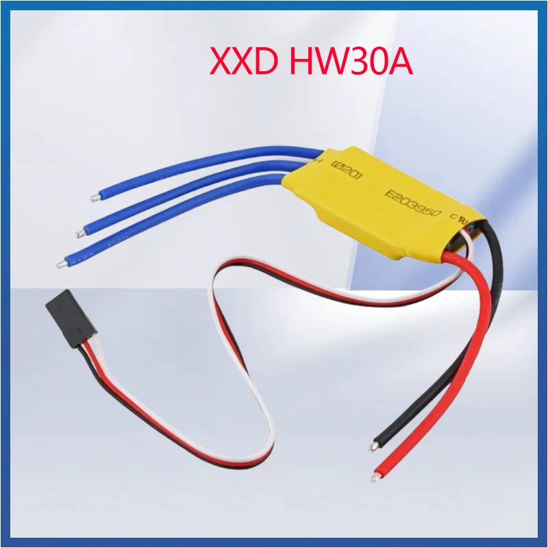XXD HW30A 30A ESC وحدة تحكم في سرعة محرك التيار المستمر عديم المسفرات RC BEC ESC T-Rex 450 V2 قارب هليكوبتر لـ FPV f450 طائرة رباعية صغيرة بدون طيار