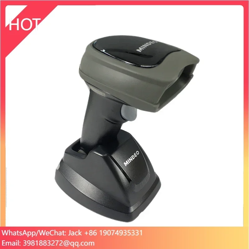 Scanner di codici a barre laser 1D portatile senza fili Mindeo CS2190