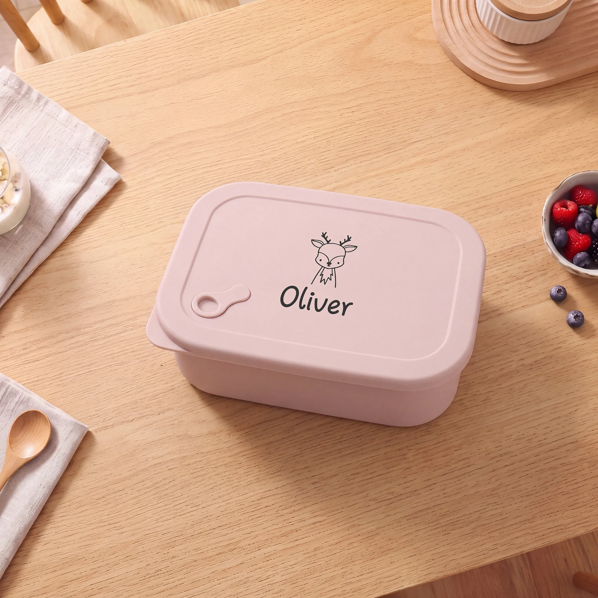 1 PC Custom Kids Stainless Steel Bento Lunch Box 3 Compartment, Baby Gift, Back to School Gift