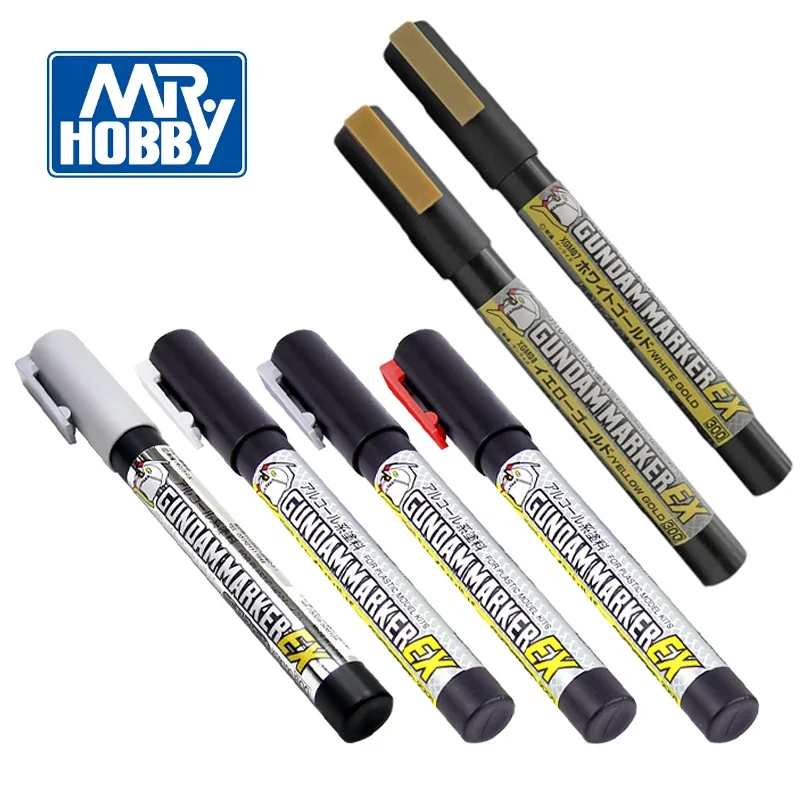 

MR.HOBBY XGM01-XGM08 Marker EX Electroplated Gold Mark Pen Super Color GSI Model Coloring Pen for Plastic Model Kits