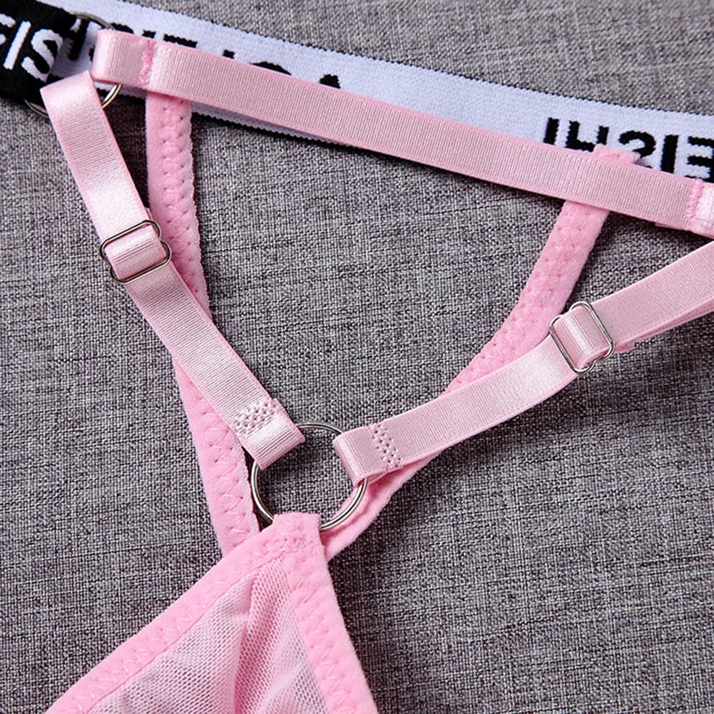 

Mens G-Strings Sexy Low Waist Hollow Out Elastic Underpants Underwear Sissy Hot Sale Exotic Thongs T-panties