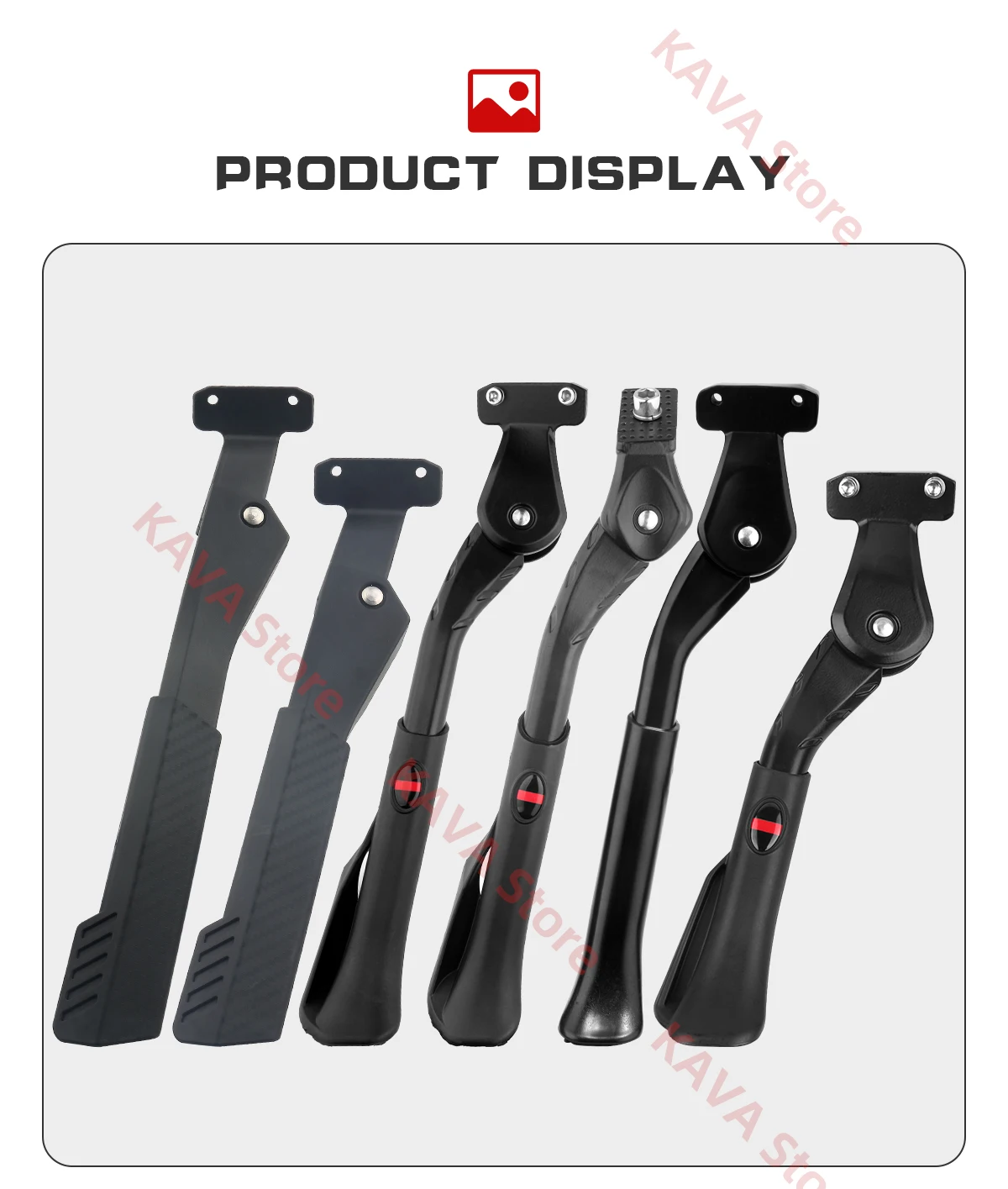Fahrrad Halter Fußstütze Einstellbare MTB Schnee Klapp Fahrrad Ständer Park Rack Unterstützung Side Kick Ständer Fuß Brace Radfahren Teile – Detail 12