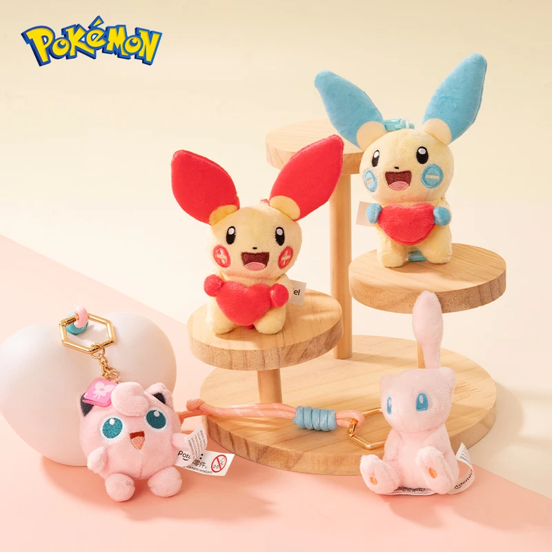 LLavero de Pokemon Gengar Mew, juguetes de peluche, colgante de mochila bonita y de dibujos animados, regalo de cumpleaños para niños, amigos, decoración de Halloween