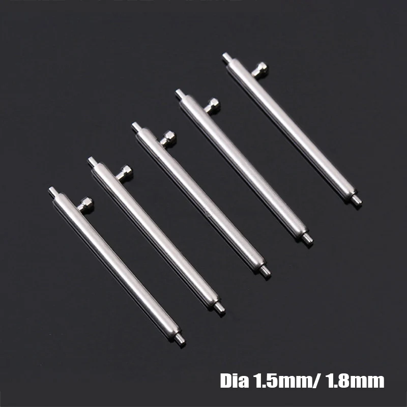 10PCS Quick Release Spring Bar Dia 1.5mm/1.8mm Watch Band Link Pins fits Width 12mm-26mm Smart Watch Strap Spring Bar Link Pins