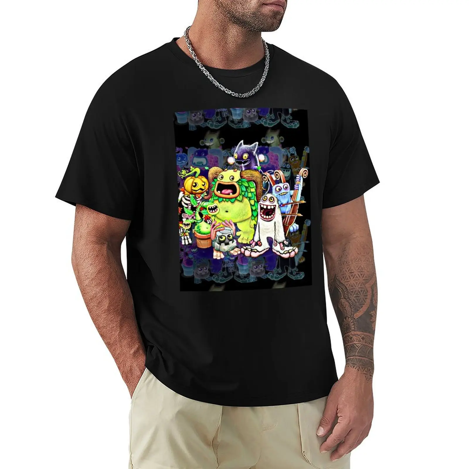 

My Singing Monsters characters N6 T-Shirt luxury t-shirt Louboutins tee shirts for men