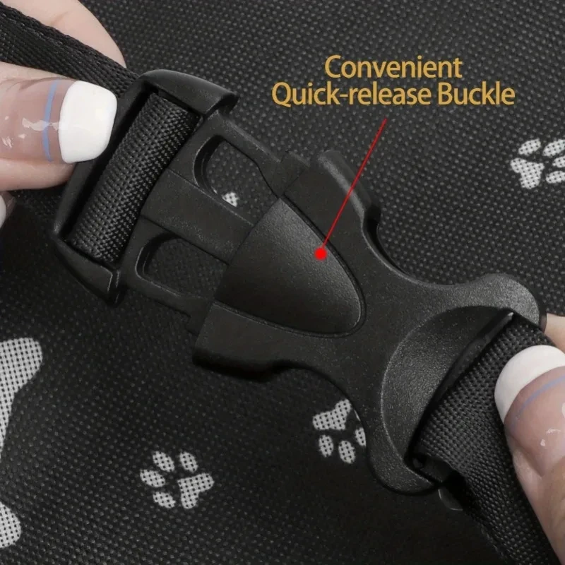 Pet Reinforce Car Booster Seat for Dog Cat Portable and Breathable Bag with Seat Belt Dog Carrier Safety Stable for Travel Look