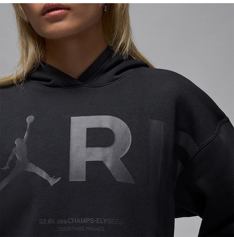 Nike Original Jordan Fleece-gefütterter Kapuzenpullover für Damen, warmes Sweatshirt FV7755-045 – Detail 5