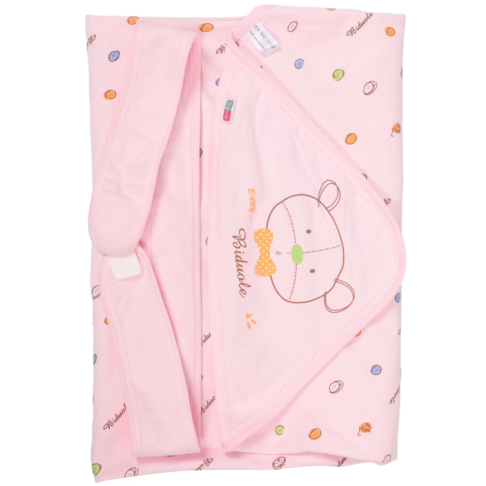 

Pink Newborn Baby Blanket Swaddling Clothes Soft Comfortable Breathable Warm Infant Wrapping Towel Lightweight Extra Warm