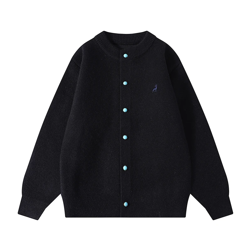 

Men's Cardigan Short Autumn Knit Sweater Casual Regular Fit Open Front Knit Cardigan for Daily Wear