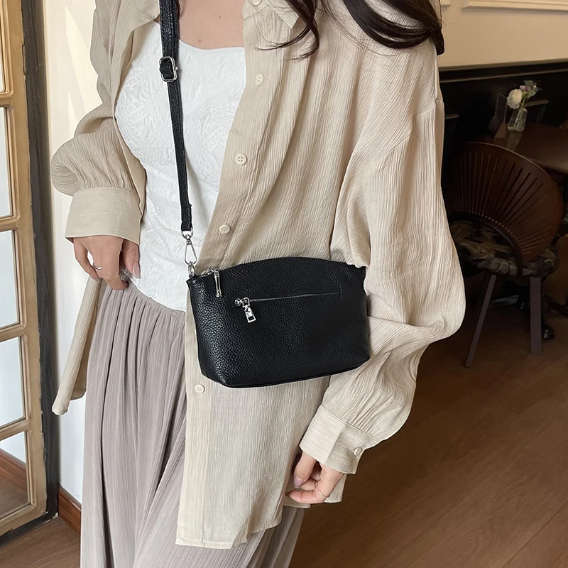 

Designer Women's Genuine Leather Purses Luxury Shoulder Bags Fashion Messenger Crossbody Phone Bag sac à main femme сумка