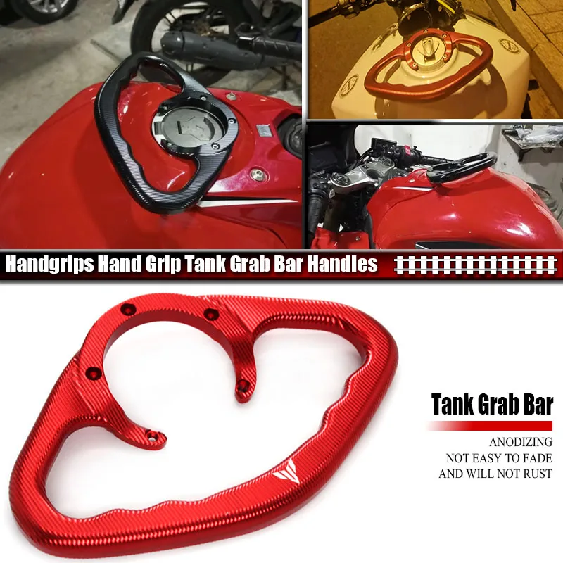 Fit For MT Series MT-03 MT-07 MT-09 MT-10 MT-15 MT-25 Motorcycle CNC Passenger Hand Grip Tank Grab Bar Handles Armrest