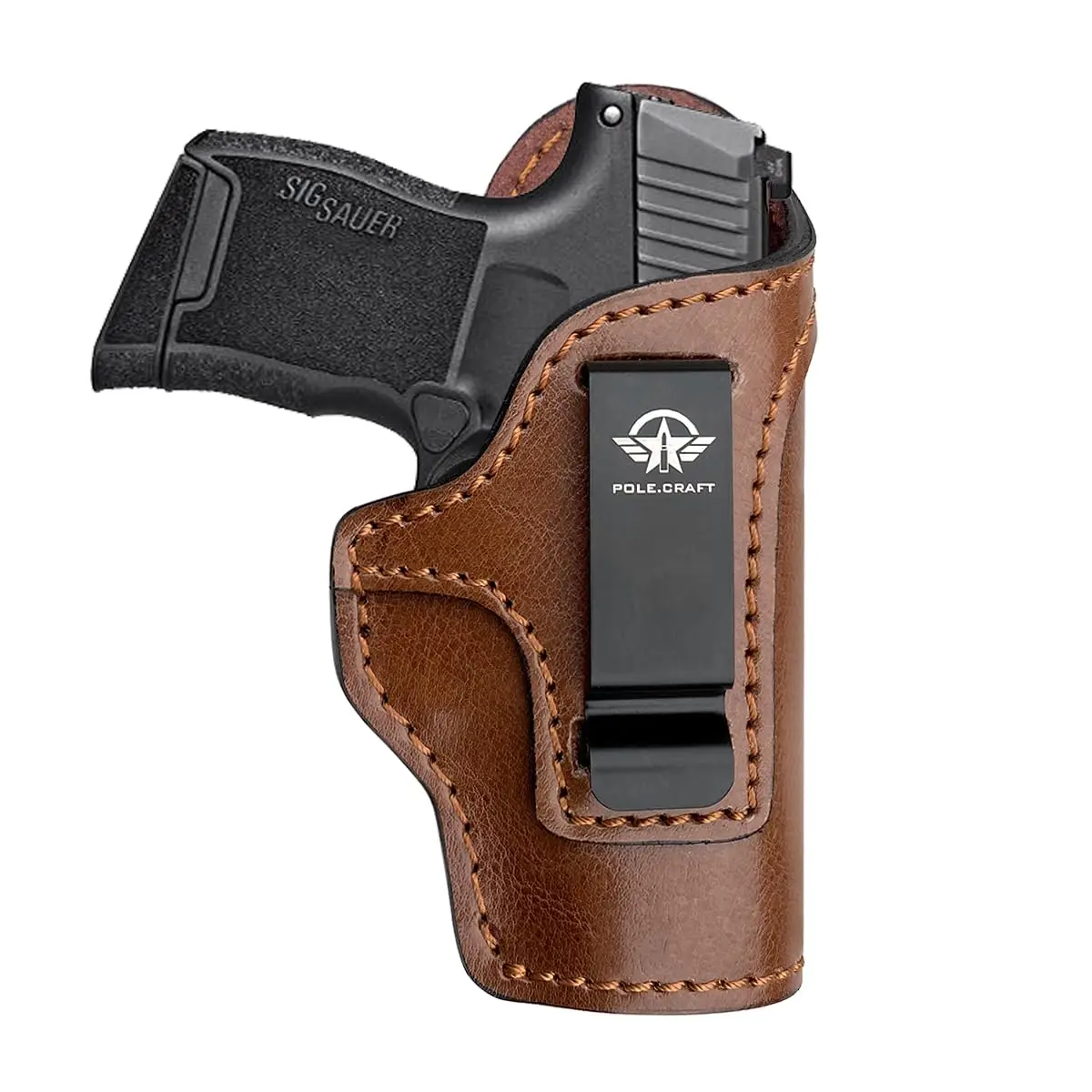 

IWB Leather Gun Holsters for Small Pistols : Ruger LCP380 LCP II Sig Sauer P365 P238 P938 Walther PPK 380 CCP S&W Bodyguard 380