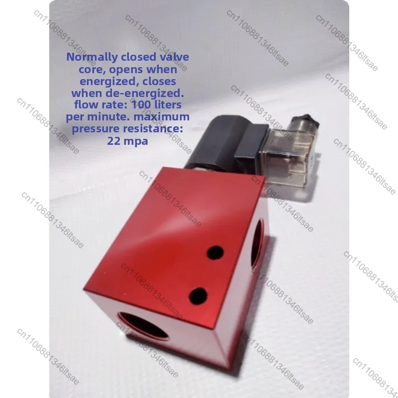 Accessories   hydraulic directional valve solenoid valve large flow stop oil circuit switch hydraulic electric switch cartridge