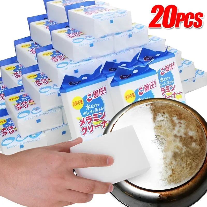 2/20Pcs Magic Nano Sponge Cleaner Multifunction Melamine Cleaning Spong for Dish Washing Home Kitchen Bathroom Cleaning Tools