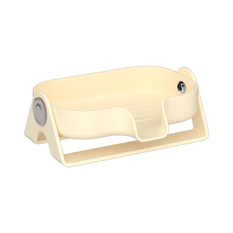 

soap box, household plastic transparent bathroom, countertop drain non-slip soap box, laundry room soap, storage box