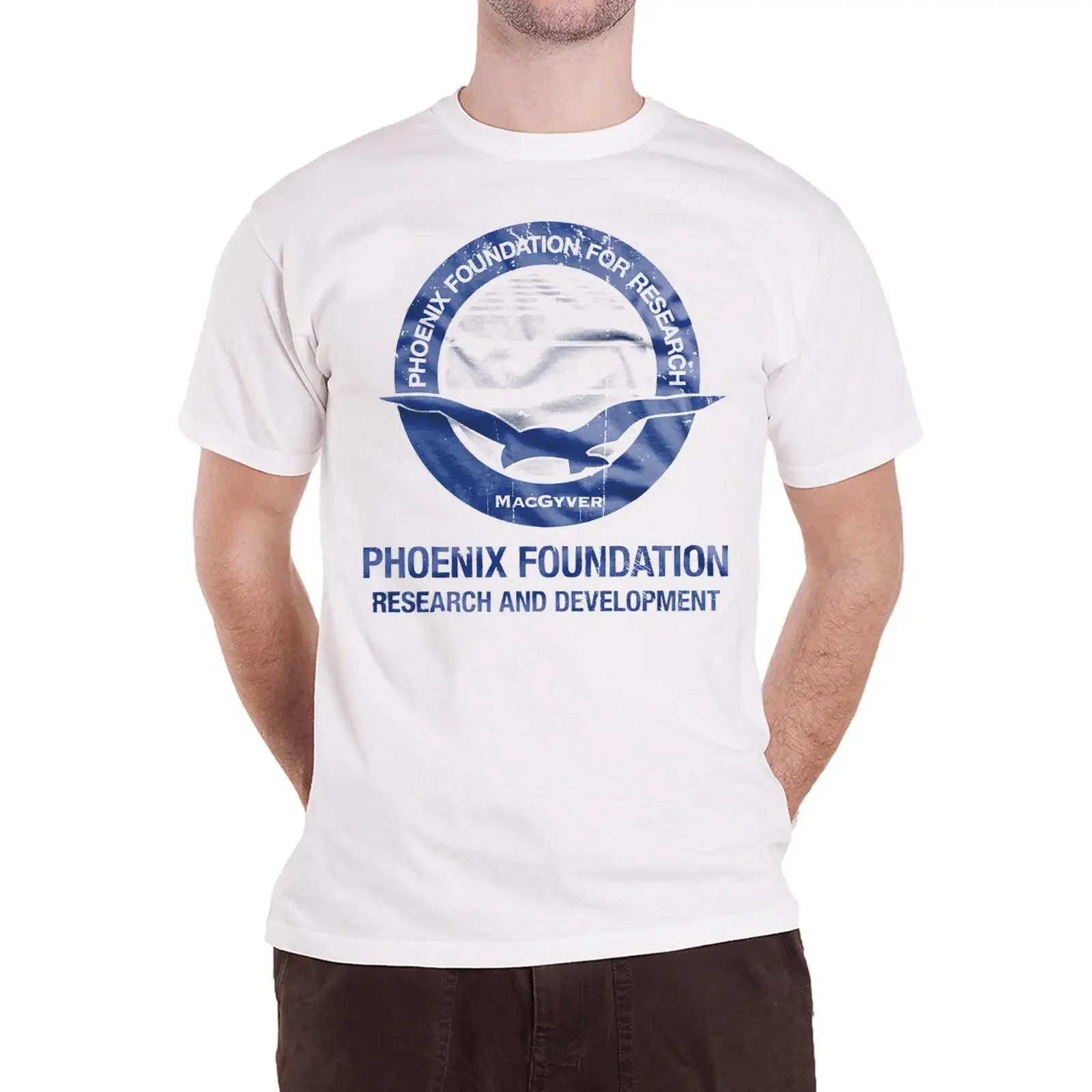 Officially Licensed Merchandise Phoenix Foundation T Shirt White vintage Washed Soft designer clothes fashion Stylish Slightly